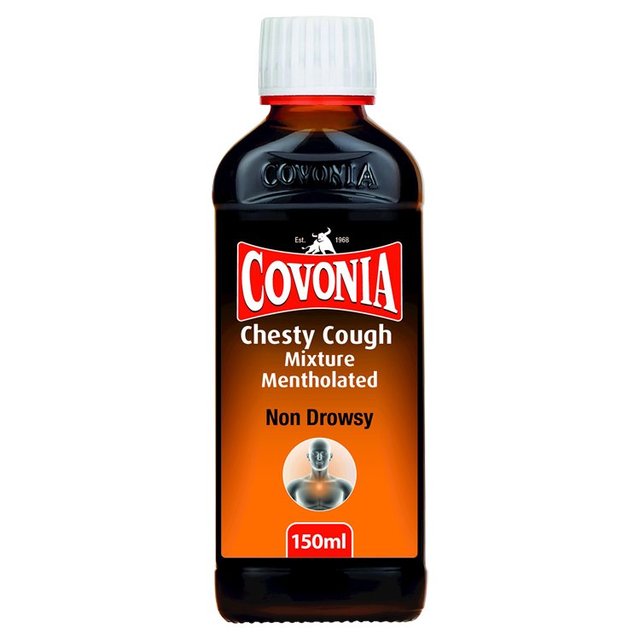 COVONIA CHESTY COUGH MIXTURE EXPECTORANT SYR 150ML - Jumarald Pharmacy & Wellness COVONIA CHESTY COUGH MIXTURE EXPECTORANT SYR 150ML