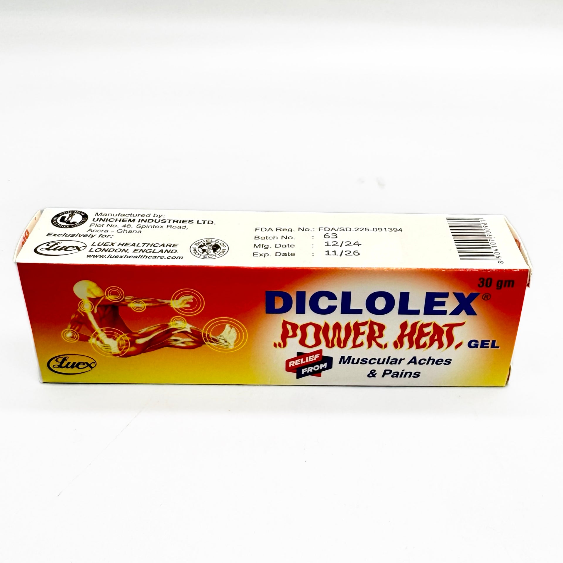 DICLOLEX POWER HEAT GEL 30G - Jumarald Pharmacy & Wellness DICLOLEX POWER HEAT GEL 30G