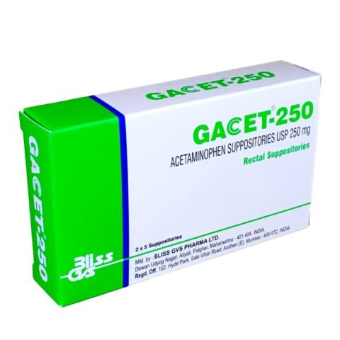 Gacet Paracetamol Suppositories