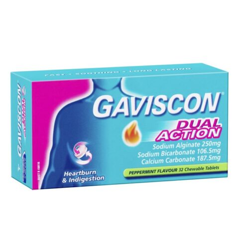 Gaviscon Dual Action Chewable Tablets