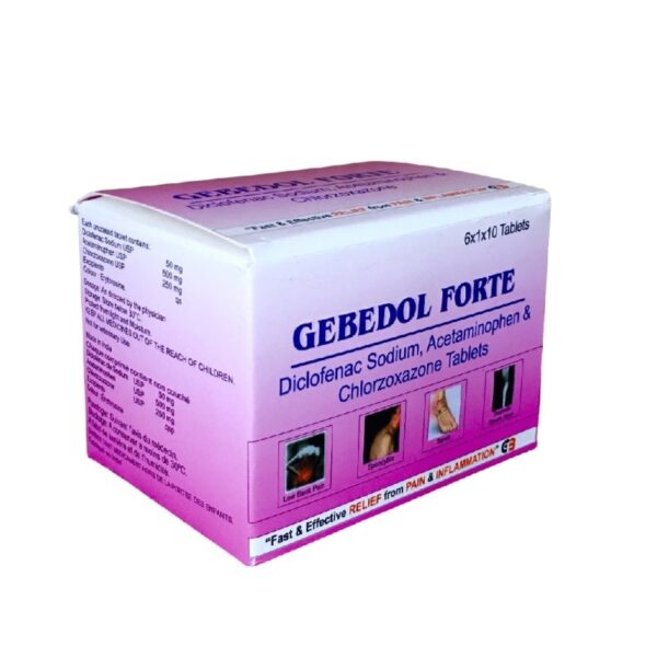 Gebedol Forte Tablets - Jumarald Pharmacy & Wellness Gebedol Forte Tablets