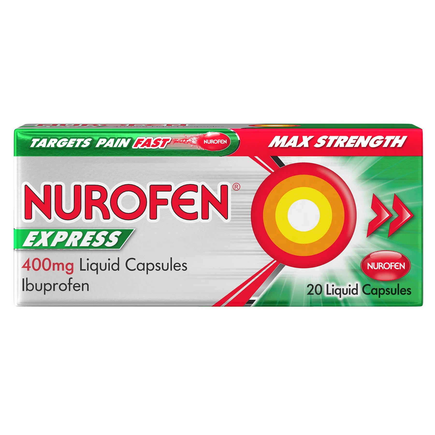 NUROFEN EXPRESS 400MG CAP 20'S - Jumarald Pharmacy & Wellness NUROFEN EXPRESS 400MG CAP 20'S
