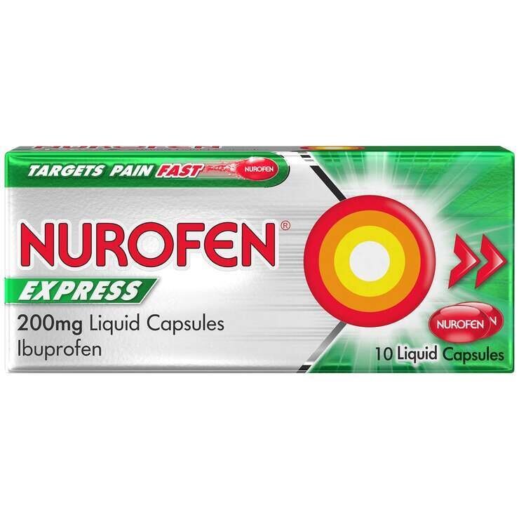 NUROFEN EXPRESS LIQ CAP 200MG 10'S - Jumarald Pharmacy & Wellness NUROFEN EXPRESS LIQ CAP 200MG 10'S