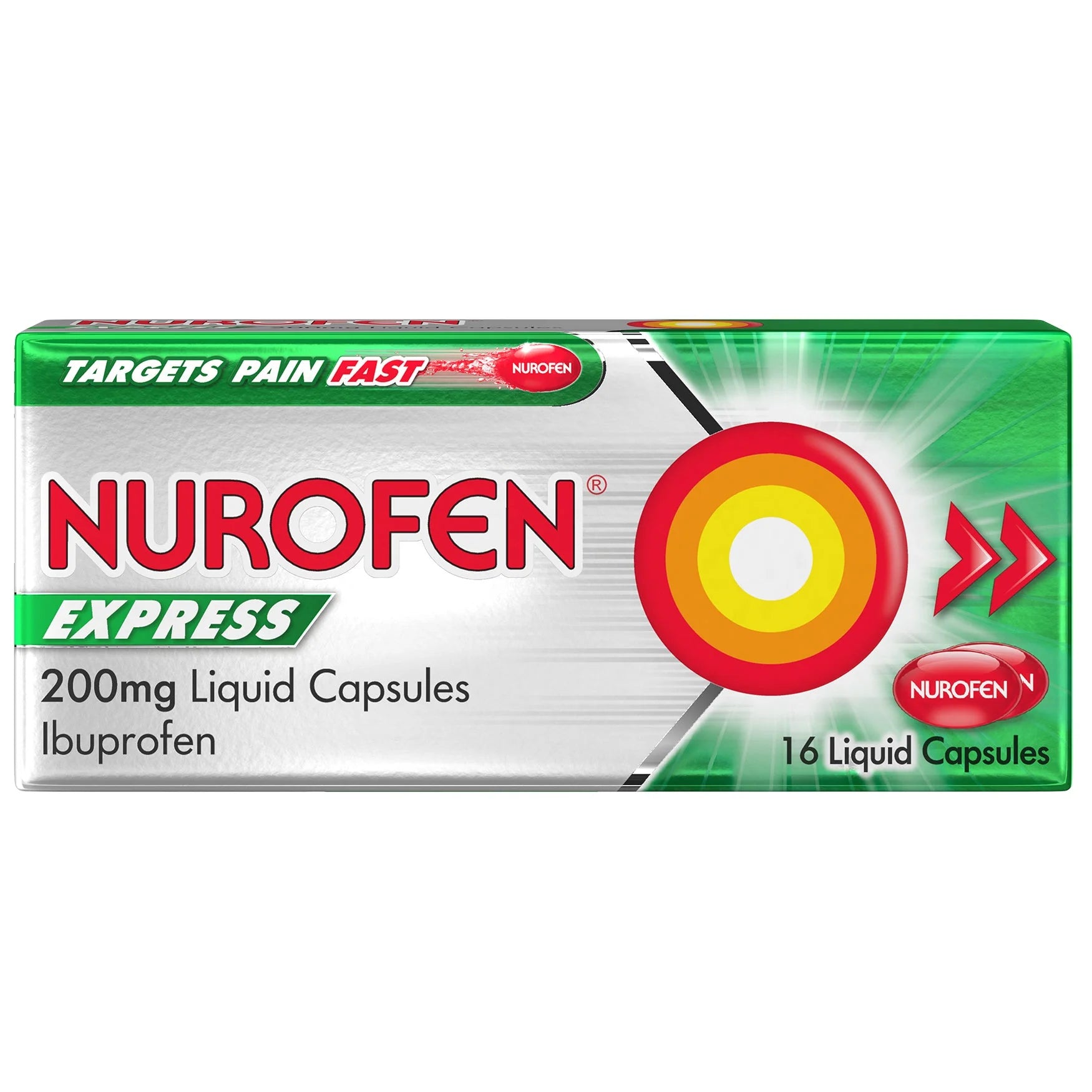 NUROFEN EXPRESS LIQ CAP 200MG 16'S - Jumarald Pharmacy & Wellness NUROFEN EXPRESS LIQ CAP 200MG 16'S