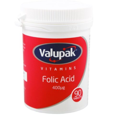 Valupak Folic Acid 400ug