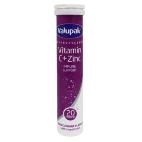 Valupak Soluble Vitamin C 1000MG + Zinc 15MG