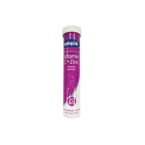 VALUPAK VITAMIN C + ZINC 1000MG