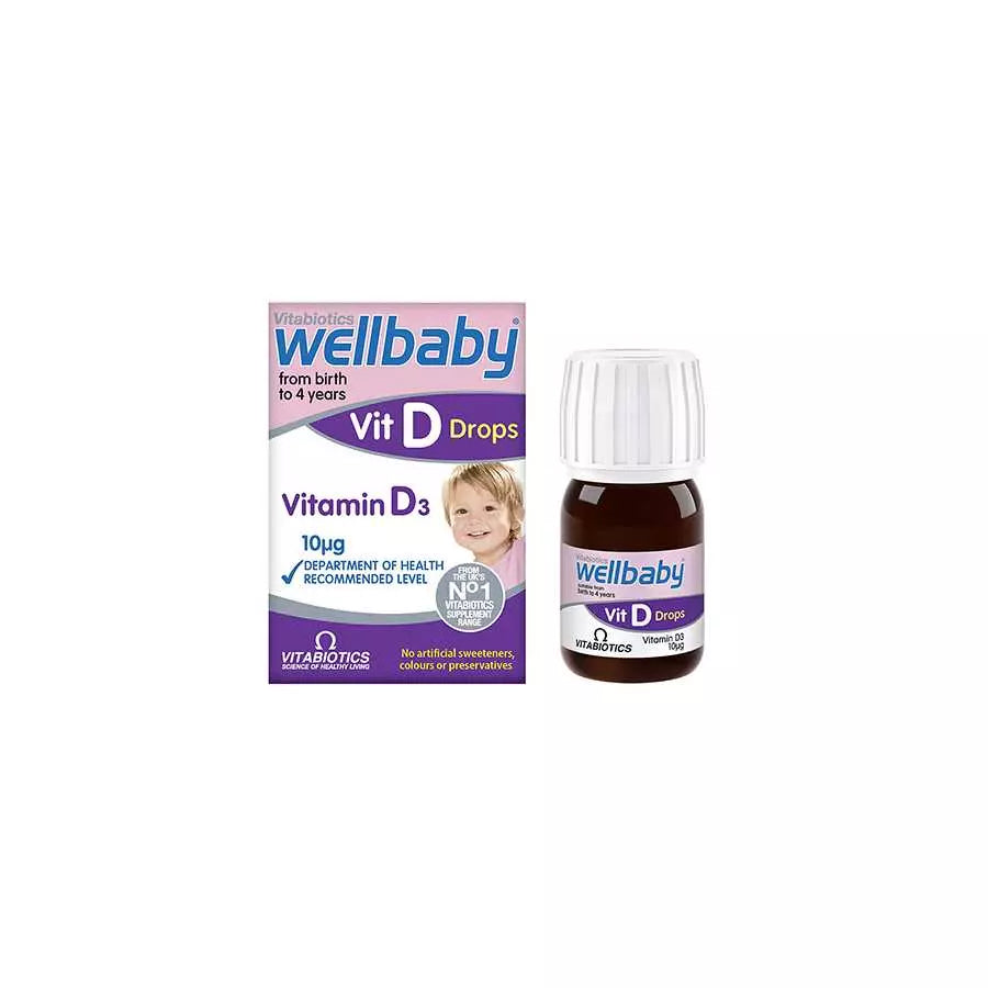 WELLBABY VIT D DROPS 30ML - Jumarald Pharmacy & Wellness WELLBABY VIT D DROPS 30ML