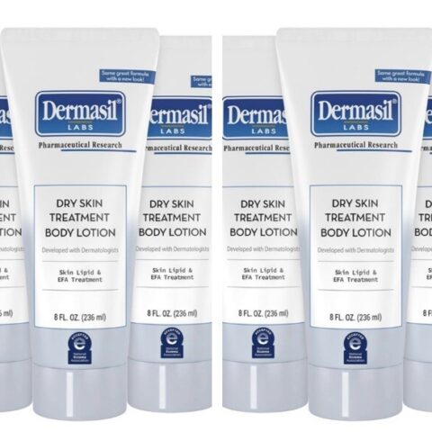 6 Pack Dermasil Labs Dry Skin Treatment, 8 fl oz, Original Lotion