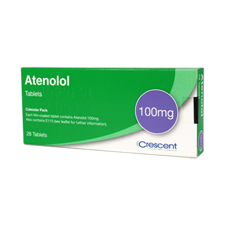 ATENOLOL TABS 100MG 28 CRESCENT - Jumarald Pharmacy & Wellness ATENOLOL TABS 100MG 28' (CRESCENT)