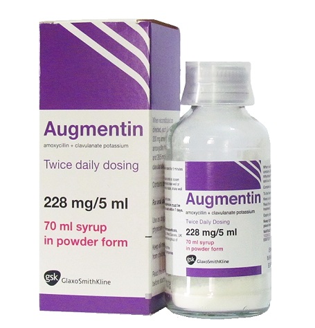 AUGMENTIN 228MG/5ML SUSPENSION 70ML x 1