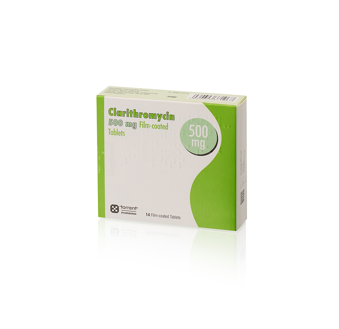Clarithromycin Tablets 500mg Pack of 14 - Jumarald Pharmacy & Wellness Clarithromycin Tablets 500mg (Pack of 14)