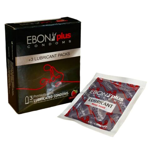 EBONY PLUS Condoms 3's