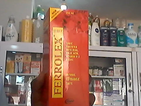 FERROLEX SYRUP 250ML [Ferrous Glycine Sulphate]