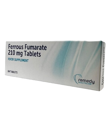 Ferrous Fumarate 210mg x 84 Iron Tablets | Anemia Iron Deficiency (Brands vary)