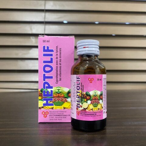 Heptolif 50ml Syrup - Scab Pharmacy Limited