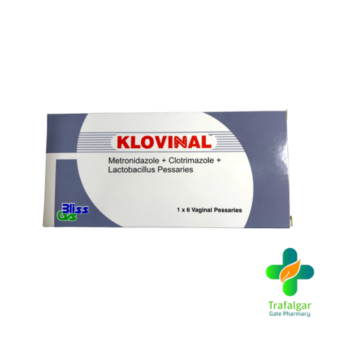 KLOVINAL CLOTRIMAZOLE 1OOMG PESSARY 6'S