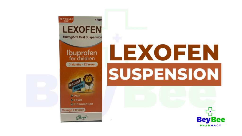 Lexofen Ibuprofen 100mg5mL Oral Suspension - Jumarald Pharmacy & Wellness Lexofen (Ibuprofen) 100mg/5mL Oral Suspension