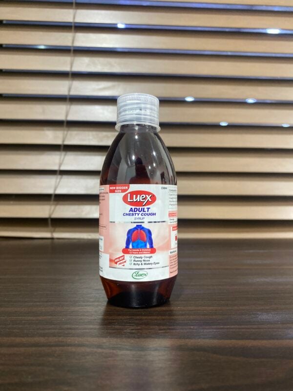 Luex Adult Chesty Syrup - Scab Pharmacy Limited - Jumarald Pharmacy & Wellness Luex Adult Chesty Syrup - Scab Pharmacy Limited