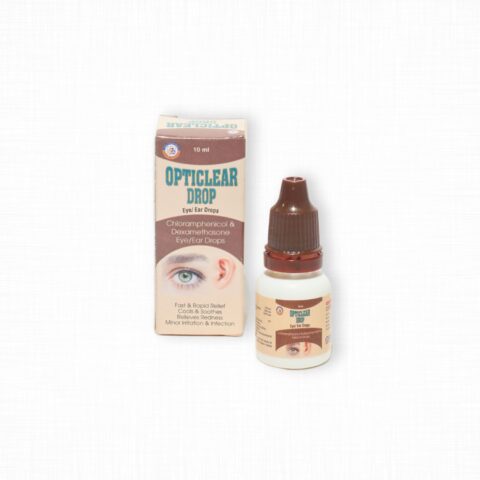 Opticlear (Chloramphenicol + Dexa) Eye /ear Drop - Scab Pharmacy Limited