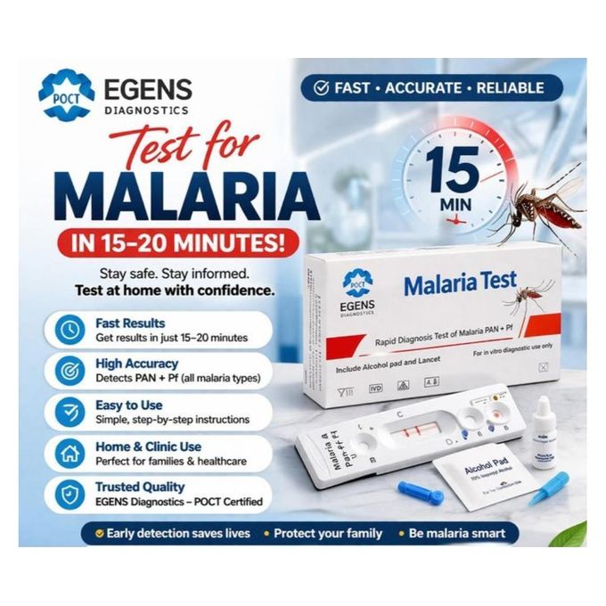 Pan Malaria Rapid Test Kit Fast Home Test in 15 Minutes - Jumarald Pharmacy & Wellness Pan Malaria Rapid Test Kit – Fast Home Test in 15 Minutes
