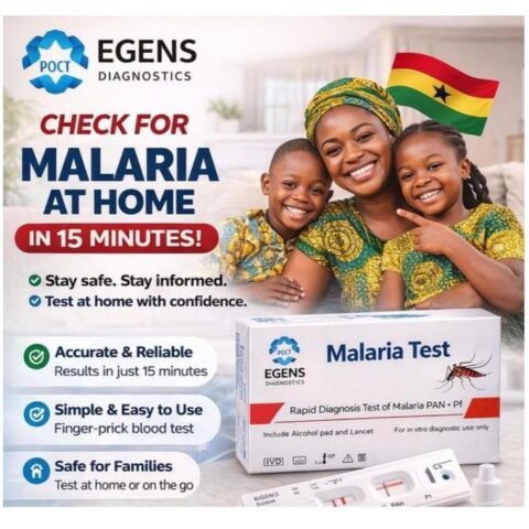 Pan Malaria Rapid Test Kit – Fast Home Test in 15 Minutes