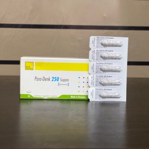 Para-Denk 125mg/250mg Suppository - Scab Pharmacy Limited
