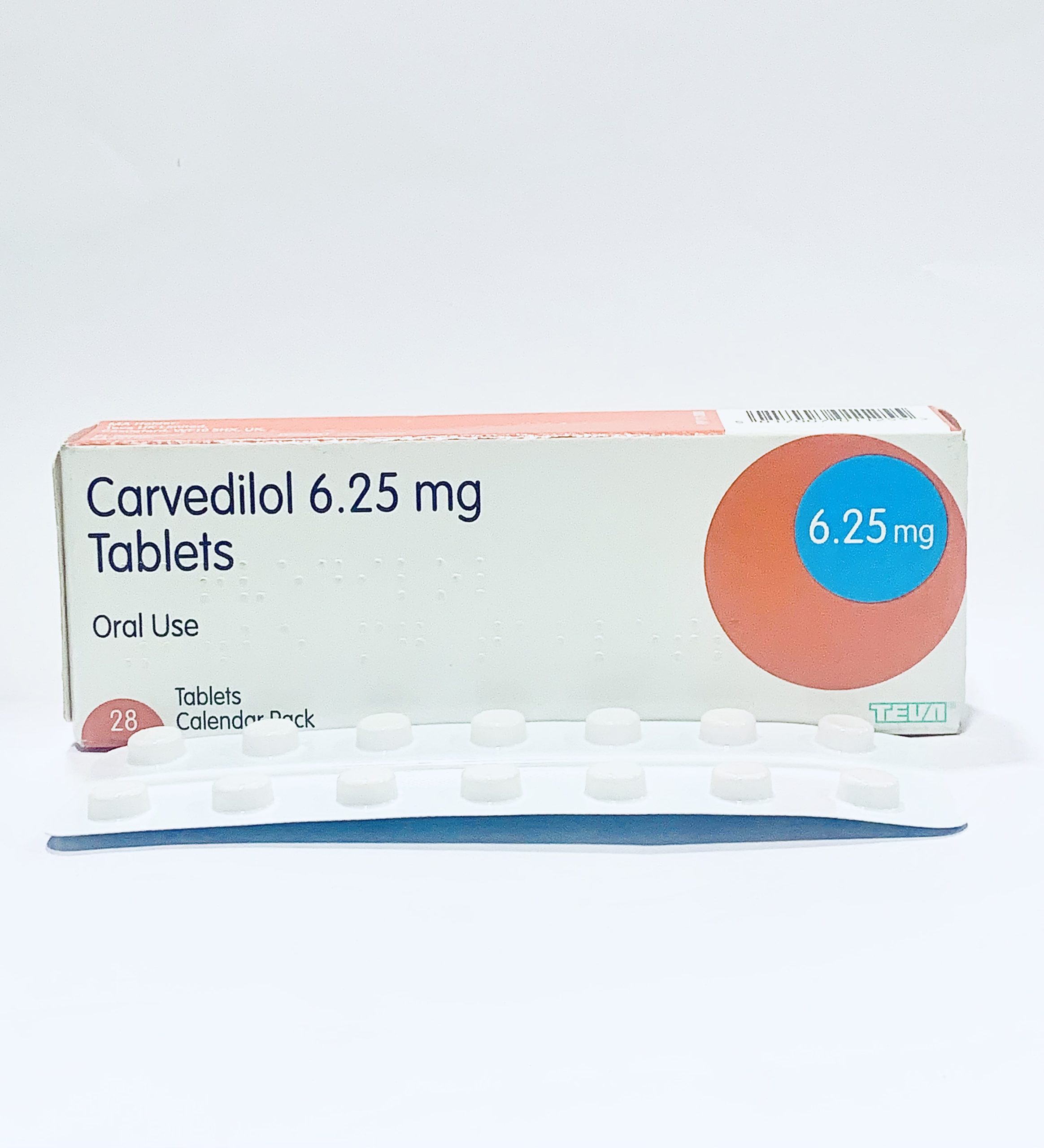 Teva Carvedilol 625mg Tablet x28 | MedeCify - Jumarald Pharmacy & Wellness Teva Carvedilol 6.25mg Tablet x28 | MedeCify