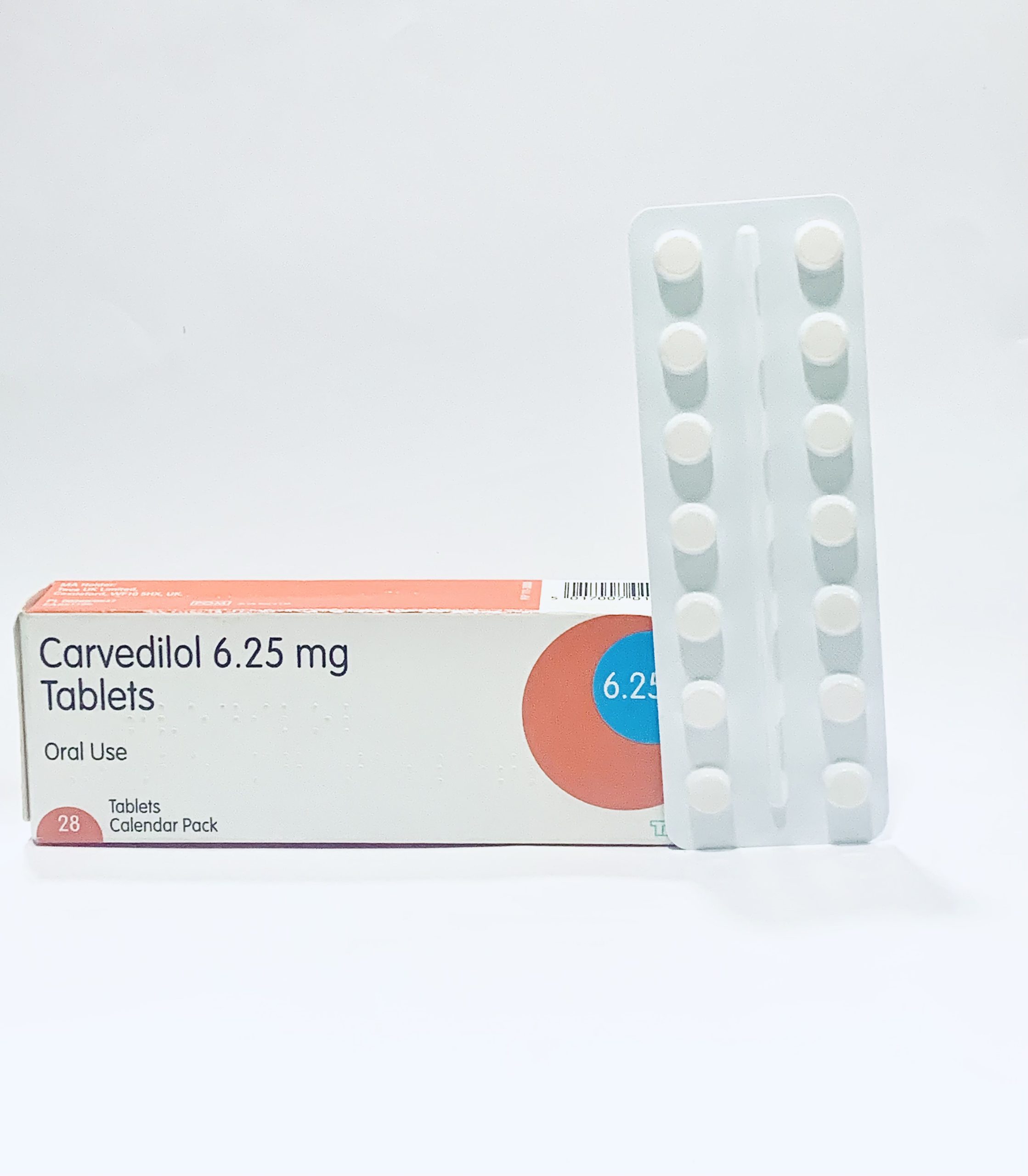 Teva Carvedilol 625mg Tablet x28 | MedeCify - Jumarald Pharmacy & Wellness Teva Carvedilol 6.25mg Tablet x28 | MedeCify