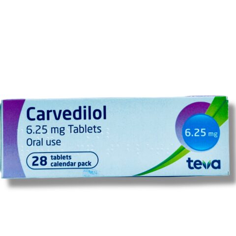 Teva Carvedilol 6.25mg Tablet x28 | MedeCify