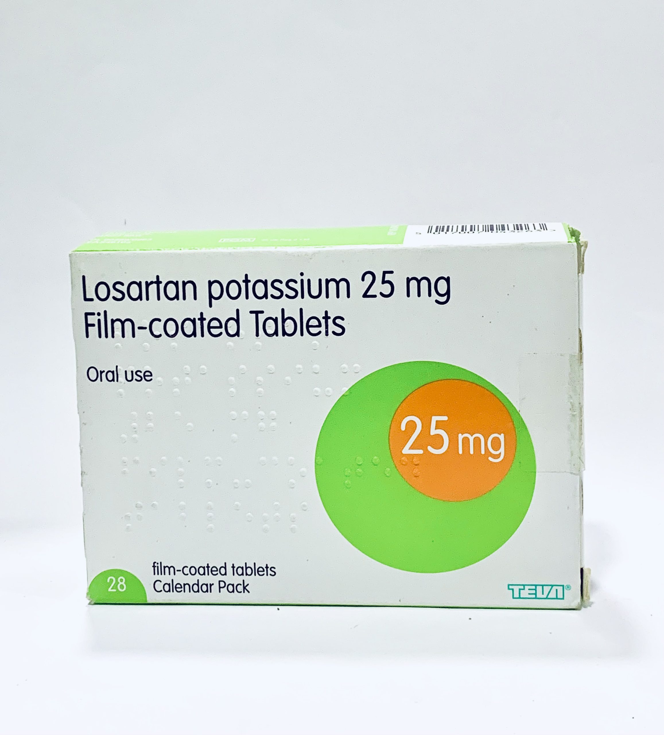 Teva Losartan 25mg Potassium Tablet x28 | MedeC23 - Jumarald Pharmacy & Wellness Teva Losartan 25mg Potassium Tablet x28 | MedeC23