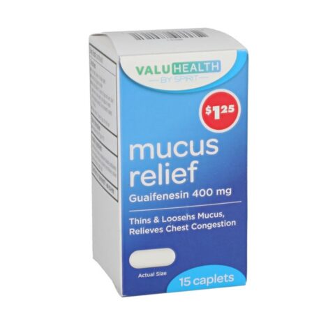 Valuhealth Mucus Relief Guaifenesin 400 Mg Caplets