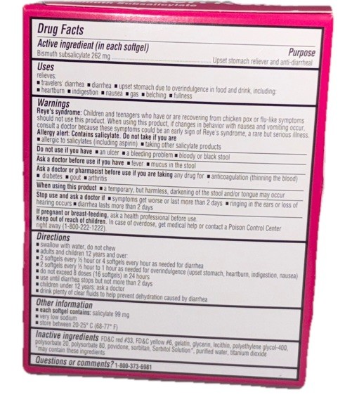 ValuRx Stomach Relief-Upset Stomach ReliefDiarrheaNausea-8 Softgels-NEW - Jumarald Pharmacy & Wellness ValuRx Stomach Relief-Upset Stomach Relief/Diarrhea/Nausea-8 Softgels-NEW