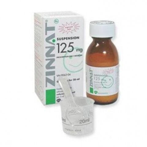 ZINNAT SUSPENSION 125MG/5ML 50ML x 1